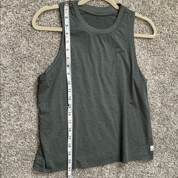 Vuori Sunrise Green High Neck Tank Top - Picture 6 of 7